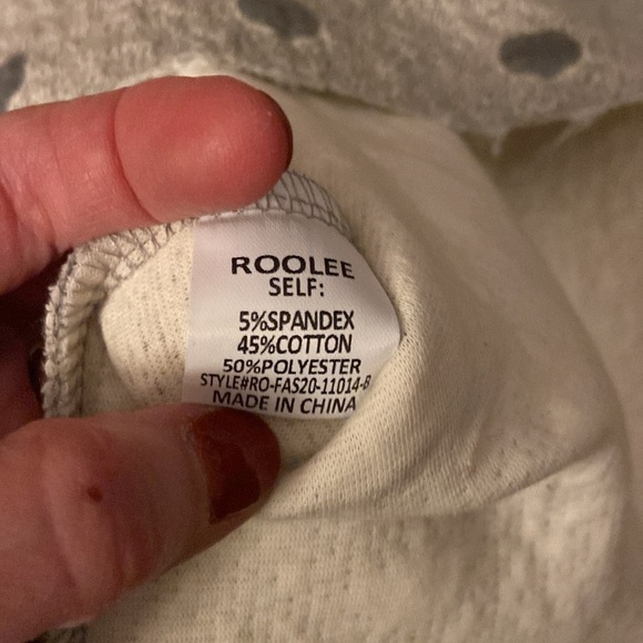 NWT Roolee Quincie Dotted Pullover with raw hem size M - Picture 8 of 8